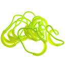 10x Zipper Pulls Cord Rope Ends Lock Zip Slider Replacement 65mm Yellow