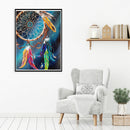 5D DIY Full Drill Diamond Painting Dreamcatcher Cross Stitch Mosaic Kit A