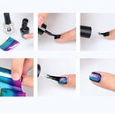 10pcs Nail Art Fittings Transfer Foil Stickers Paper Starry Sky Shining