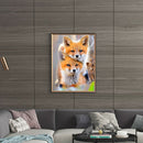 Drawing Art Full Round Drill Animal Fox 5D Kit DIY Diamond Painting (LD483)