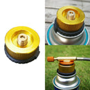 Outdoor Picnic Gas Stove Burner Converter Connector Gas Can Tank Adapter C YXB