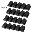 50pcs Adhesive Car Wire Tie Clips Cord Fixer Organizer Clamps Line Holders