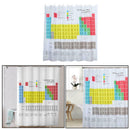Periodic Table of the Element Waterproof Shower Curtain 12 Hooks Bathr MCW