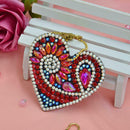 5pcs DIY Full Special Shaped Love Heart Diamond Painting Keychain Pendant Gifts