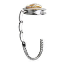 Table Foldable Handbag Bag Rhinestone Crown Hanger Handbag Hook Holder, Sil R4A9