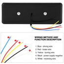 75 LED Tail Light Truck Trailer RV Boat Stop Rear Reverse Turn Indicator Lamps Z