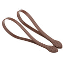 2pcs Handbag Leather Strap Handles Replacement Holder Bag Accessories Brown
