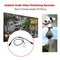 Aviation Audio Video Monitoring Recorder Female to Male Adapter HiFi Pickup