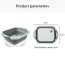 Foldable Chopping Board Drain Basket Multi-Function 3 In 1 Sink Cutting Board Hn