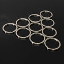 Lot 10Pcs Split Rings Keyring 30mm Keychain Accessory Metal Key Holder