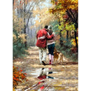 5D DIY Full Drill Diamond Painting Couple Cross Stitch Mosaic Kit (V417) A