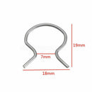6 Door Window Metal Clip Crank Retainer Roll Up Winder Handle Retaining Clip