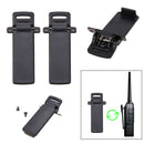 2Pcs Walkie Talkie Spare Back Belt Clip for Baofeng 2-way Radio UV5R