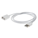 USB A Male to A Female M/F Extension Cable White 40
