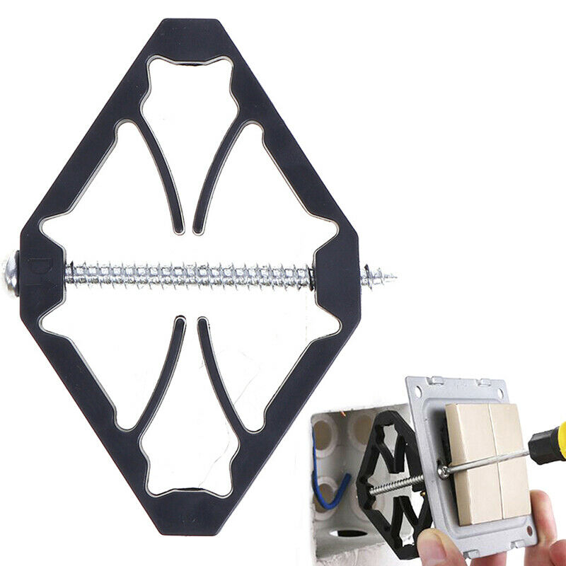 4pcs Wall Socket Bottom Box Cassette Repair 86mm Type Wall Switch Bottom BoS Ew