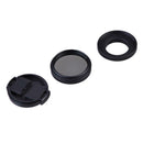 37mm Camera CPL Polarizer Lens Filter+Adapter+Lens Cap For  Hero 3/3+
