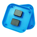 Square Magnetic Pin Cushion Pincushion Sewing Needles Organizer Blue 8.5cm