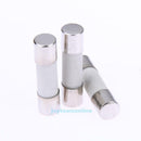 100PCS White Ceramic Car Fuse Box 5 x 20mm Automotive Insuranc Tube