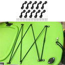 10 Pieces New Nylon Marine Deck Sheet Eye Lacing Strap Saddle Clip 34 X 10mm