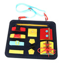 Felt Busy Board for Toddler Basic Skills Activity Board for Early Learn To Dress