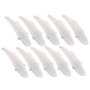 10pcs ABS Fishing Bait Lure Blade VIB Crankbait Hook Fishing Tackle Set