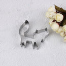 Stainless Steel fox Animal Cookie Cutter Cake Decoration Baking Mold Tools ME