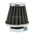 3x 35mm Motorcycles Cone Air Filter Intake Cleaner With Fixing Clip Durable
