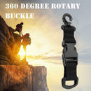 Outdoor Keychain Buckle 360 Degrees Rotation D Shape Climbing Bag Carabiner