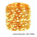 USB String Light Outdoor Fairy Light Long Life Festive Decoration (120LED) A
