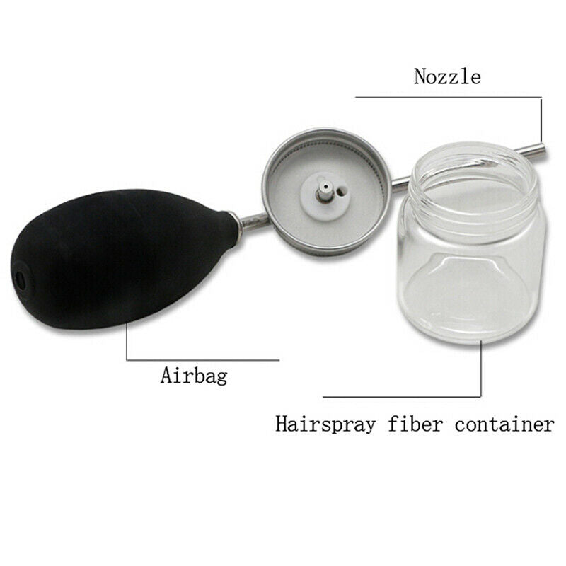 Hair Fibers Spray Pump Applicator Hair Loss Nozzle Pump  Extensions Hair Fiber3C
