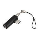 Elbow-Shaped USB Type-C to 3.5mm Headphone Jack Adapter for Call Wire ControJ5T6