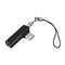Elbow-Shaped USB Type-C to 3.5mm Headphone Jack Adapter for Call Wire ControJ5T6