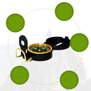 1pc Portable Folding Lens Compass Military Multifunction Outdoor  CompassB Hn