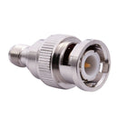 Metal BNC Male to SMA Female Plug Coaxial Connector Converter Adapter Y9Y8