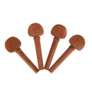 4/4 Size Jujube Wood Violin Fiddle Tuning Pegs Endpin Set Replacement ES Kw