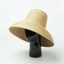 Popular Lamp Shape Sun Hat For Women Big Wide Brim Beach Hat High Top Straw