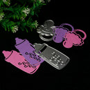 Milk Bottle Cutting Dies Stencil Scrapbooking Album Embossing Card new. Pap New