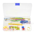 Double-head Knitting Needle Tool Aluminum Crochet Hook Needlework Craft Set