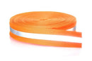 New Reflective Orange Gray Tape Sew On 1" Trim Fabric Material 6M = 20 Foot
