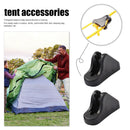 10pcs Camping Tent Fastener Rope Buckles Triangle Anti Slip Cord Stopper A