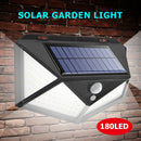 1pc Solar Light 180 LED Waterproof Outdoor Wall Lamps Motion Sensor Lights A