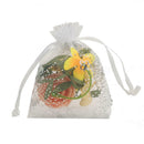 50 Pcs Pretty Luxury Organza White Butterfly Candy Chocolate Jewelry Gift Bags