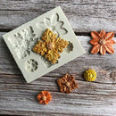 Retro flowers totem silicone mold DIY fondant cake mold chocolate mold bakewa 3C