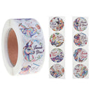 500Pcs/Roll Thank You Stickers Animal Diy Seal Label Handmade Envelope Stick Gw