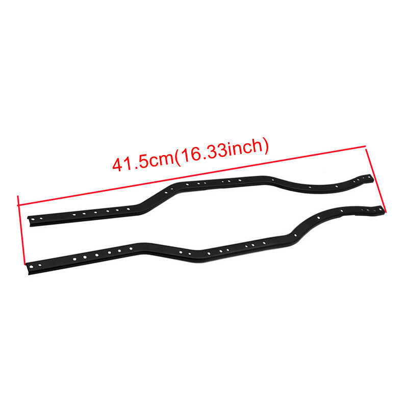 RC 1/10 Stainless Steel Chassis Frame Rails set for Axial SCX10 II Crawler Cars