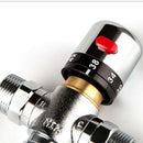 Solid Copper 3-Way Thermostatic Mixing Valve 3/4 Inch Solar Water Heater Va