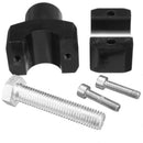 2Pcs Black Universal Motorcycle 25Mm 1 Inch Handlebar Risers Clamp For Harl