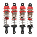 4 Pieces 1:14 RC Car Metal Shock Absorber for WLTOYS 144001 RC Buggy Parts