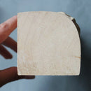 4PCS/LOT 12x6cm European Furniture Foot Carved Wood TV Cabinet Seat Foot Ba S4L1