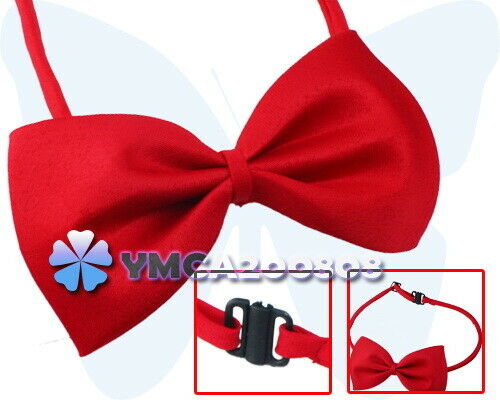 Red grooming Tuxedo bow tie Necktie for dog cat pet